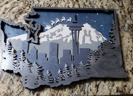 Laser Cut Christmas in Washington State