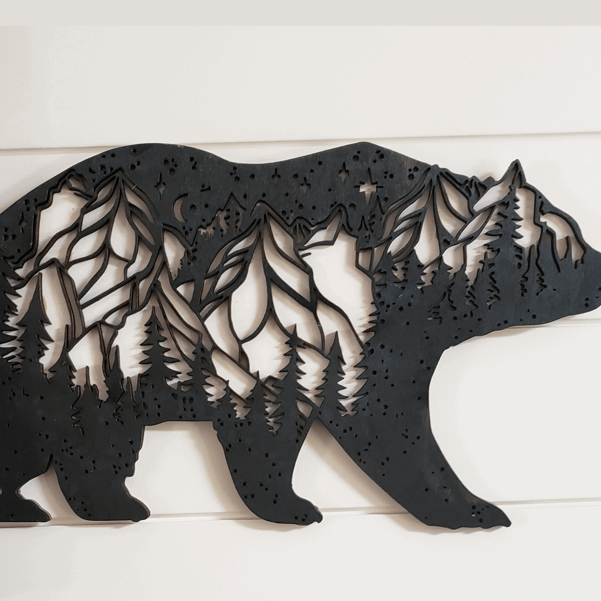 Laser Cut Starry Bear