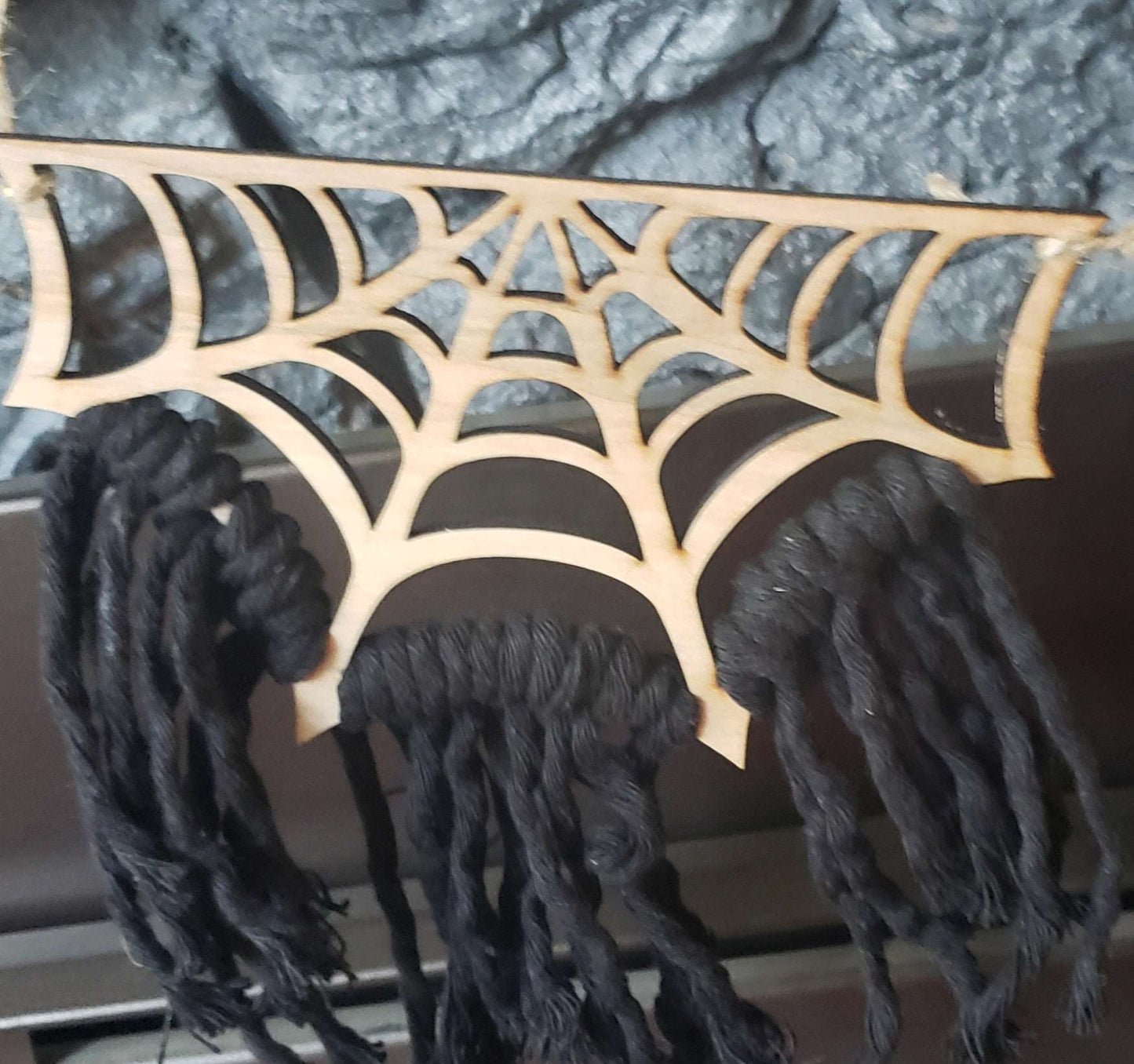 Halloween Spiderweb Laser Cut Garland